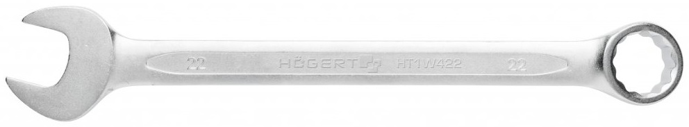 Ключ комбинированный 22 мм, сталь CrV, DIN 3113 HOEGERT
