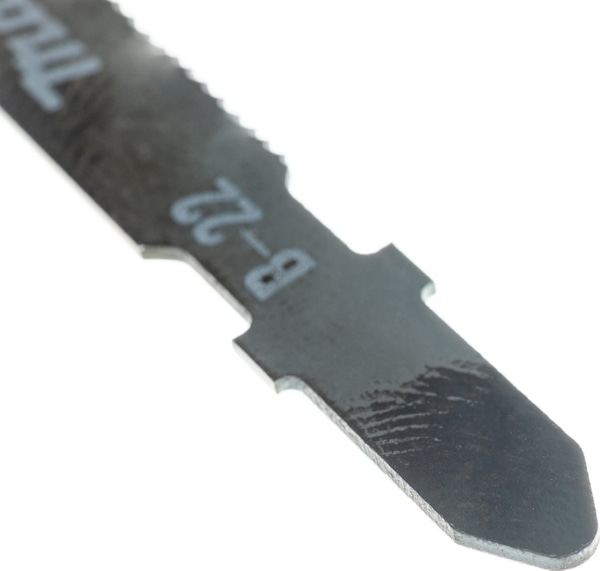 Пилки для лобзика № B22 5шт. Makita (A-85737) для железа,нержавеющей стали, цветных материалов и син