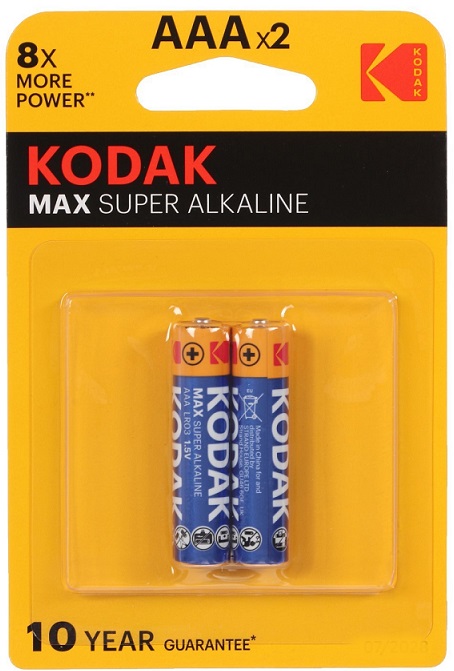 Элемент питания MAX LR03-2BL (KODAK)