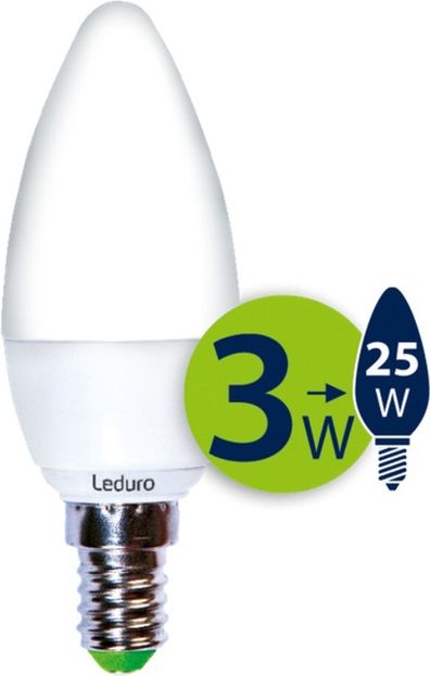 Лампа LEDURO B35 3W  E14 2700K 220-240V