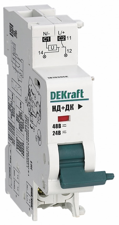 Расцепитель независимый c доп. контактом 24В, 48В AC/DC для ВА-101