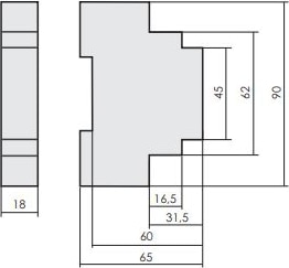 Реле PK-2P (24 AC/DC; I=2х8А) F&F