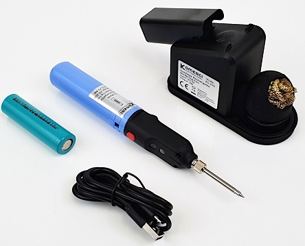 Паяльник аккумуляторный с подставкой USB 5V 8W ZD-20G 1-50