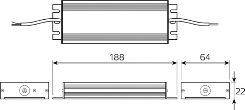 Блок питания Gauss Basic 12V 150W IP67 1/15