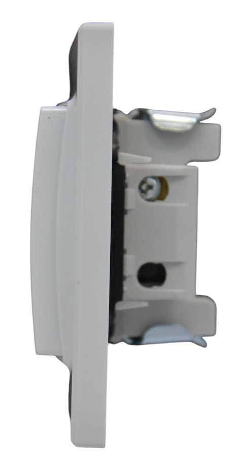 Выключатель 1-кл. с подсветкой белый SD-P1002W "Standard" AWSproducts