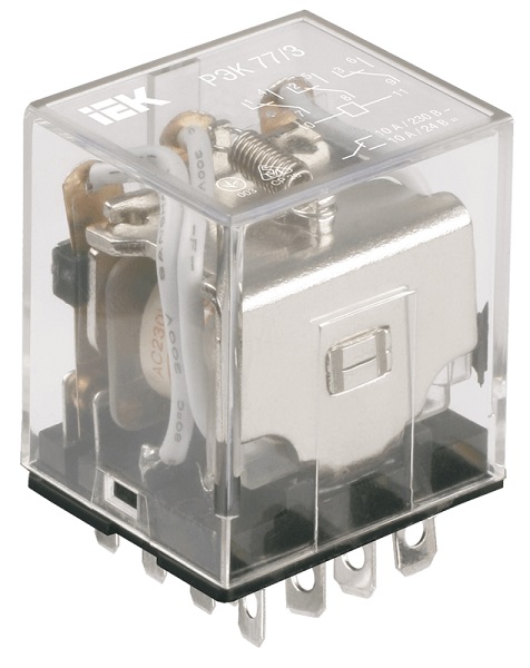 Реле РЭК 78/4 (MY4) 3А 12В AC IEK