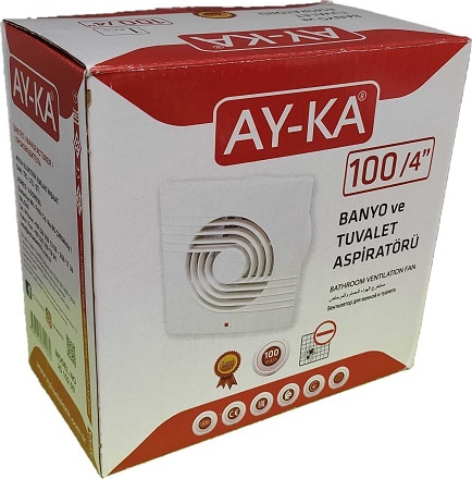 Вентилятор d100 белый 2510200 (AY-KA)