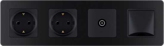 Рамка 4-я Антрацит INSPIRIA LEGRAND