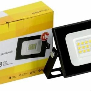 Прожектор LED СДО06 6500К 30Вт 2400Lm IP65 черный IEK