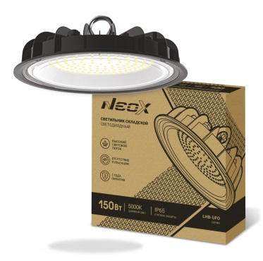 Светильник складской LED LHB-UFO 150Вт 120гр 230В 5000К 15750Лм 105лм/Вт IP65 без пульсации NEOX