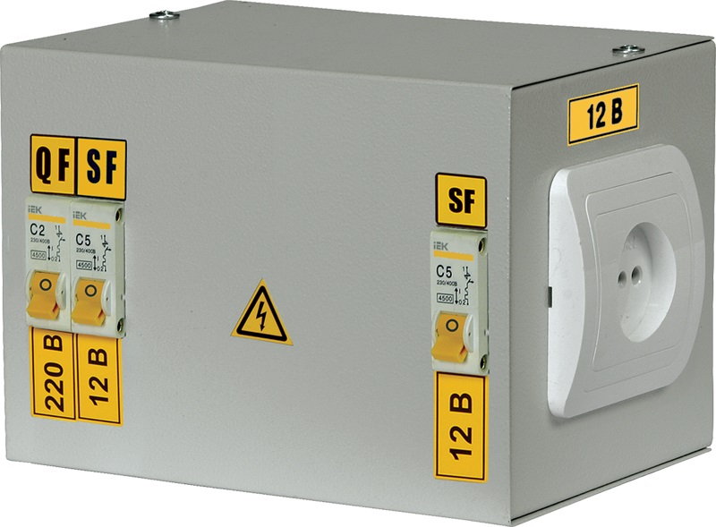 Ящик с понижающим трансформатором ЯТП-0,25 220/36-2 УХЛ4 IP30 (ИЭК)