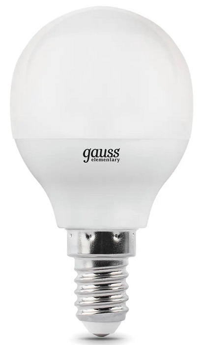 Лампа Gauss Elementary LED  Шар 10W 220V E14 4100K 920Lm