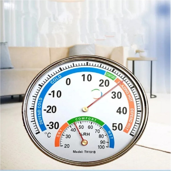 Термометр-гигрометр стрелочный круглый комната-влажность TH101B Стан