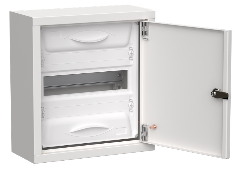 Щит металл. TITAN 5 ЩРн-12 IP31 белый (335х310х140мм) IEK