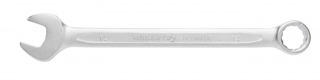 Ключ комбинированный 14 мм, сталь CrV, DIN 3113 HOEGERT