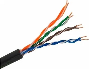 ITK Кабель компьютерный U/UTP, кат.5E 4х2х24AWG solid, LDPE (уличный), 305м (акц)