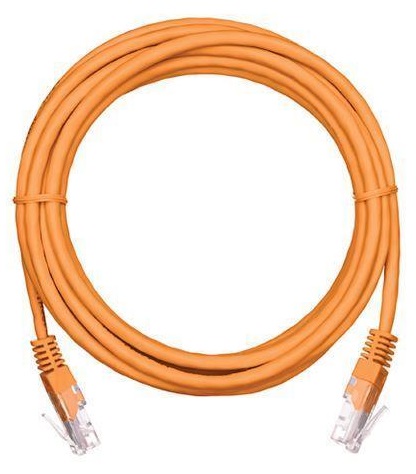 Патч-корд 2м UTP Cat.5e RJ45 Cu оранжевый LSZH нг(А)(RIPO)