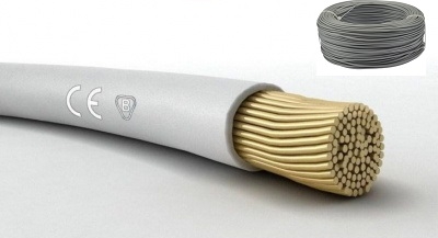 Провод LGY 1* 0,75 (ПВ3) 300/500V (H05V-K) (бухтами, 100м) СЕРЫЙ