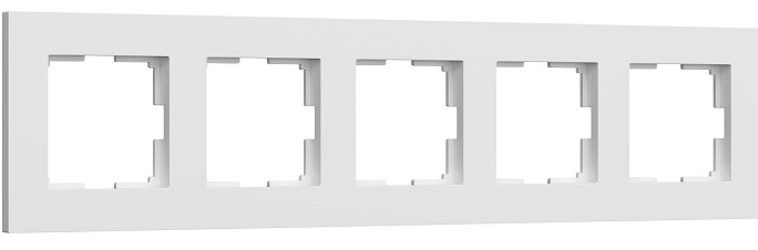 Рамка 5-я Белый софт Slab WERKEL