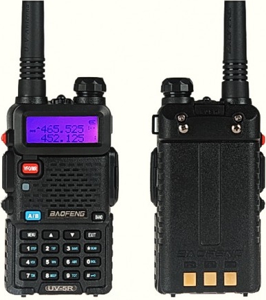 Портативная радиостанция BAOFENG UV-5R (136-174/400-480 МГц)/128 кан./ 5 Вт/BL-5/1800 мАч
