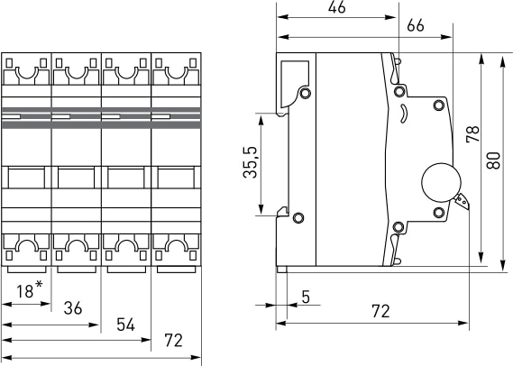 Автоматический выключатель ВА 47-63 B6/2 4.5кА Proxima EKF РАСПРОДАЖА СКИДКИ НЕТ