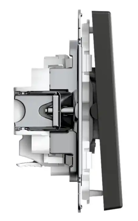 Выключатель 2-кл. Базальт ArtGallery (б.к.) SE