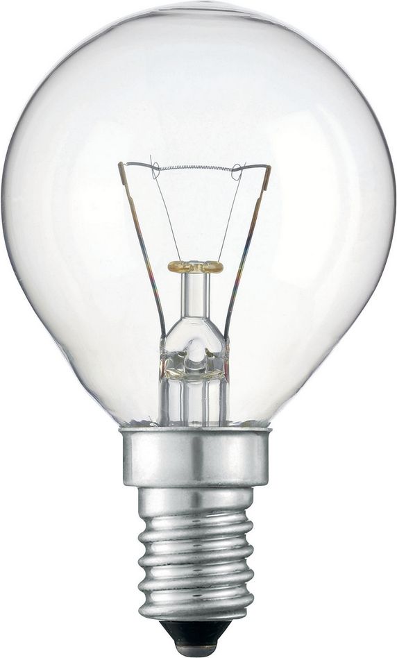 Лампочка P45 шар прозрачная Е-14  60W Pila (100шт)