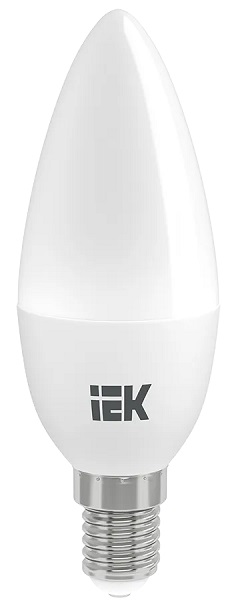 Лампа LED C35 E14 3000К 5Вт 450Lm IEK