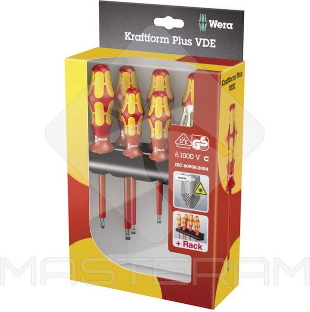 Набор 1000V Kraftform Plus Lasertip VDE 160 i /7 (7отверток+подставка)