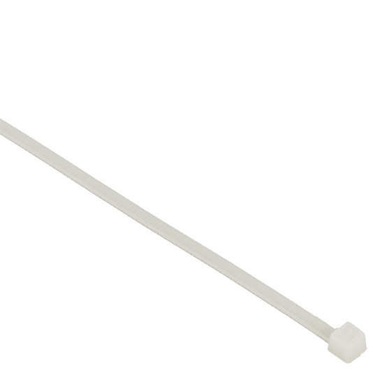 Хомут 2,5*200 белый нейлон (100 шт.) Basic (EKF), уп