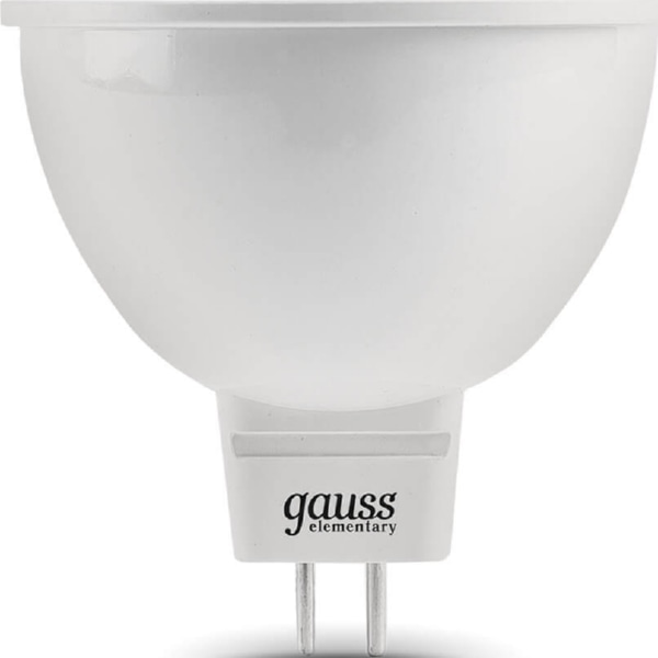 Лампа Gauss Elementary LED  MR16 7W 220V GU5.3  4100K 550Lm