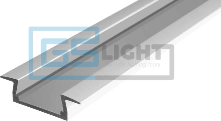 Алюминиевый профиль встраиваемый GS.31549 (без экрана) (2000x22x6мм) 2м
