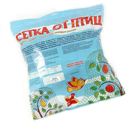 Сетка от птиц 2,0* 5,0м ячейка 6,0*6,0мм пластик (1э)