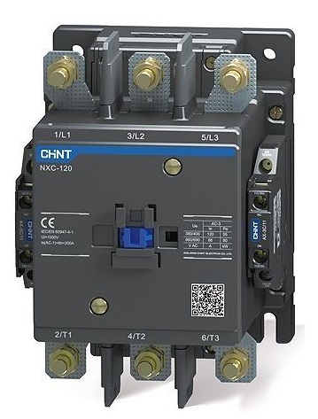 Контактор NXC-120 120А кат. 220В AC 2НО+2НЗ AC-3 (R) CHINT 836511