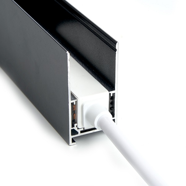 Ввод питания (Соединитель-коннектор) для низковольтного шинопровода, белый, кабель 0,5м LD3000