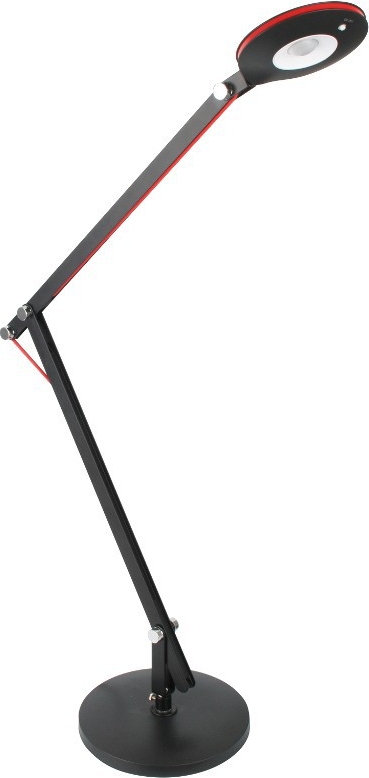Светильник настольный Camelion KD-844 C02 черн. LED(7,5 Вт, 230В,500 лм,4000К,основ-е+струбц+настен.