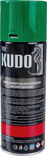 Эмаль зеленая 520мл KUDO