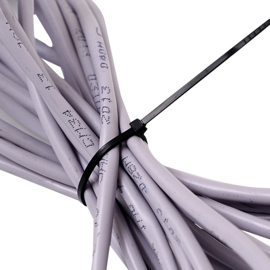 Хомут нейлоновый черный (3,6х300) UV (100шт.) Basic