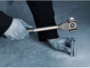 Трещотка KOLOSS 8002 C 1/2"x341мм с функцией молотка