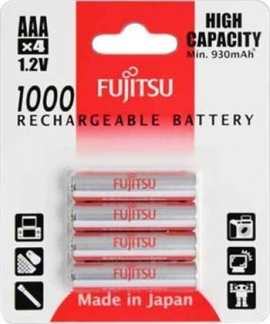 Аккумуляторная батарея Fujitsu AAA (HR-4UAEU/2BL)) 1000 mAh блистер - 2шт.