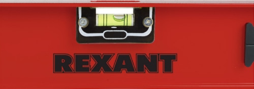 Уровень алюминиевый «Рельс», 400 мм, 3 глазка (1 поворотный) REXANT