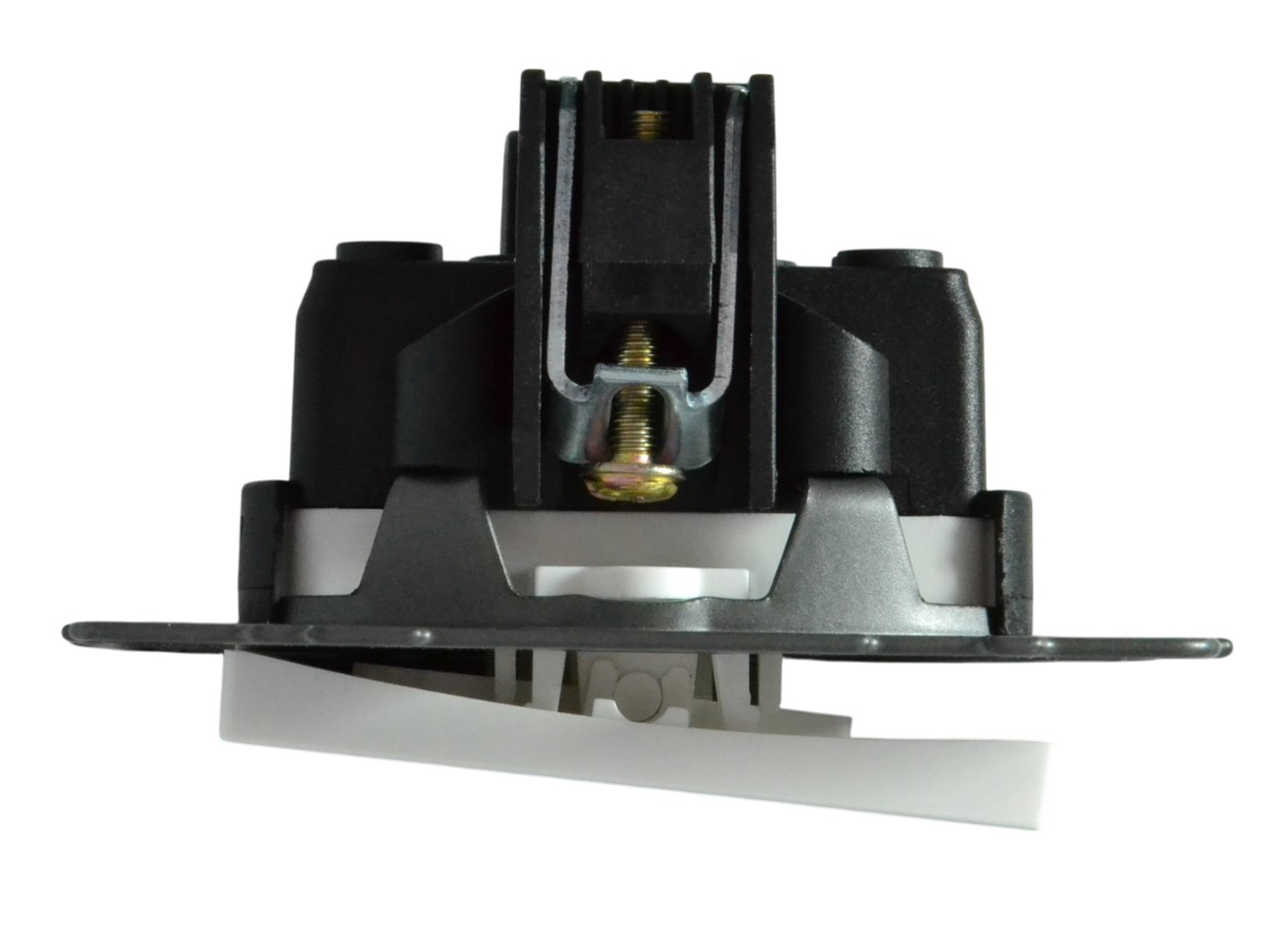 Выключатель проходной 2-кл. белый A-010W "Aura" AWSproducts