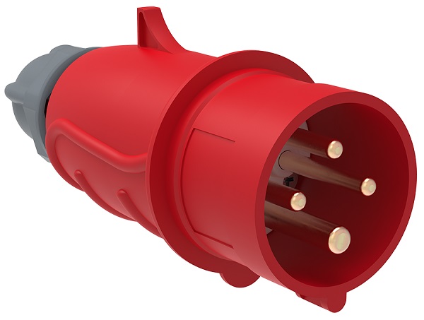 Вилка переносная 16A 4п (3P+PЕ) 014 IP44, 415В, MAGNUM IEK