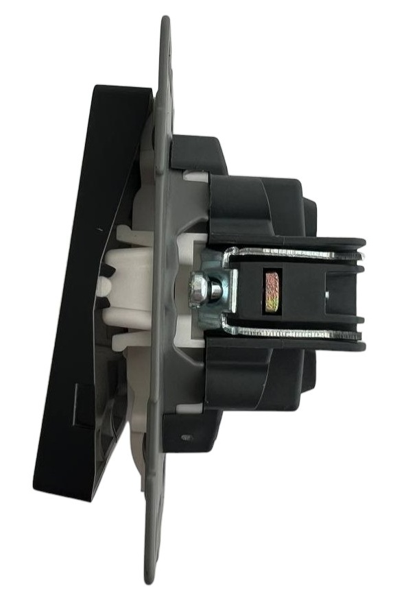 Выключатель 3-кл. чёрный U2B-003 SoftTouch "Uno" AWSproducts