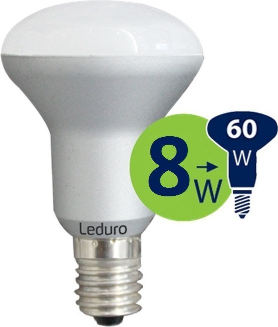 Лампа LEDURO R63 8W 500lm E27 120* 3000K 220-240V