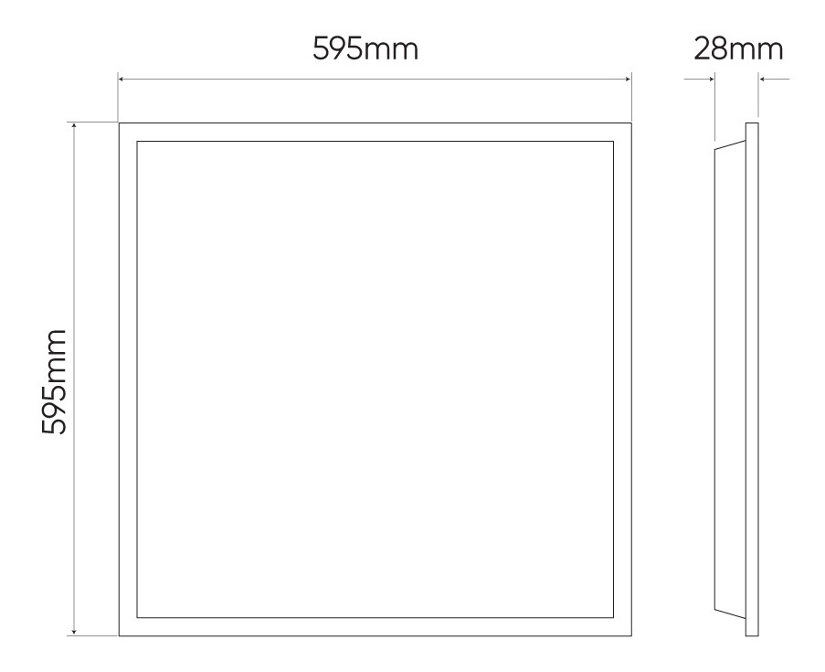 Светильник LITE Panel Backlit 40W 4000K 4000lm 595x595