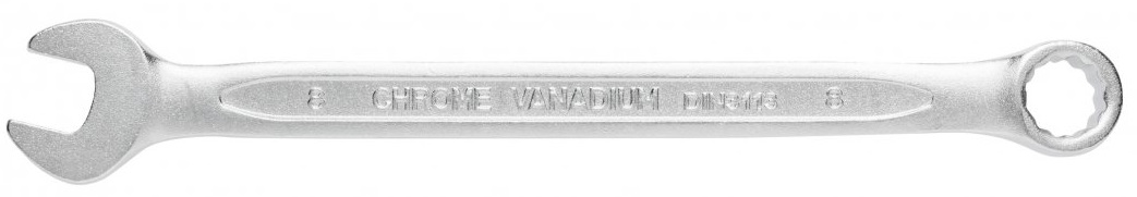Ключ комбинированный 8 мм, сталь CrV, DIN 3113 HOEGERT