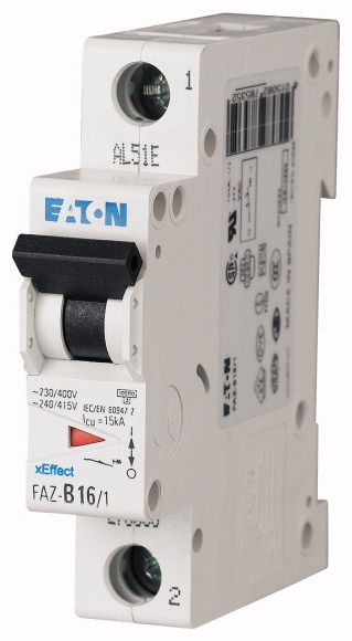 Автомат FAZ-C1/1 (С) 1А 1-pol 15кА
