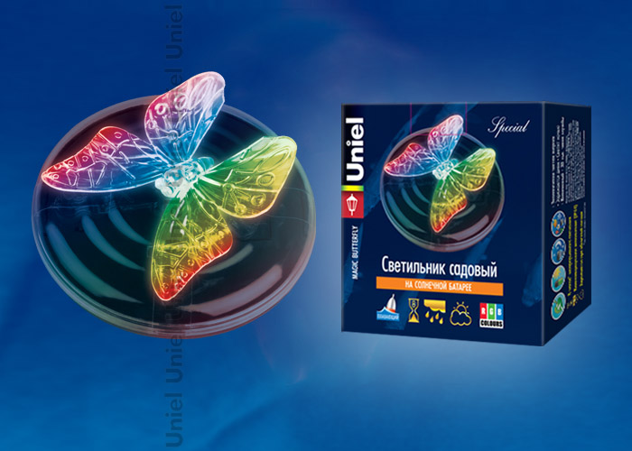Садовый светильник USL-S-115/PT090 Magic Butterfly