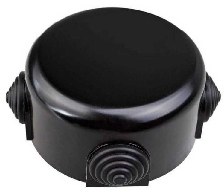 Коробка распред. 90х45мм R Коричневый (пластик) Jantera